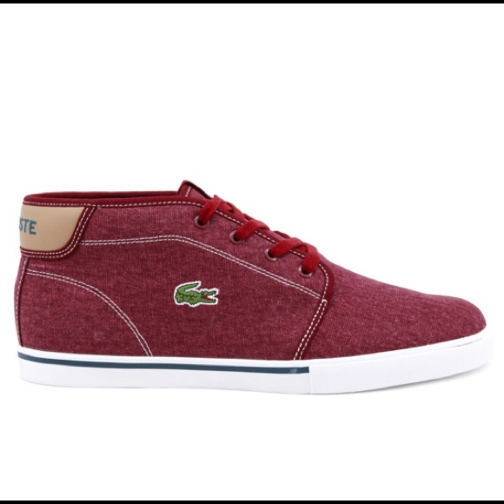 Lacoste Red Ankle Boots